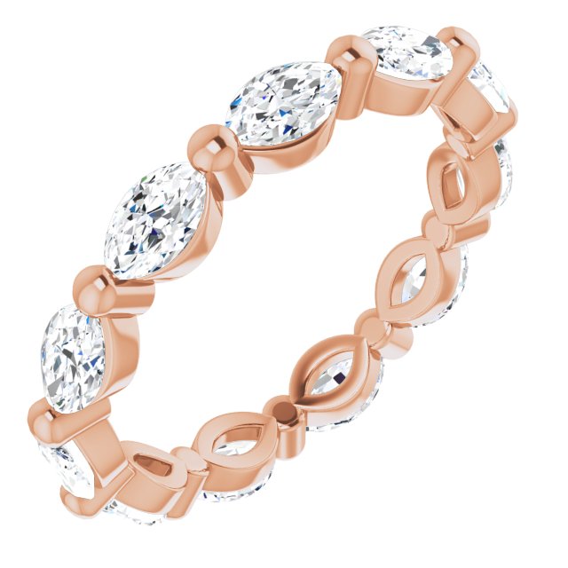 2.20 ct. Marquise Diamond Eternity Band-VIRABYANI